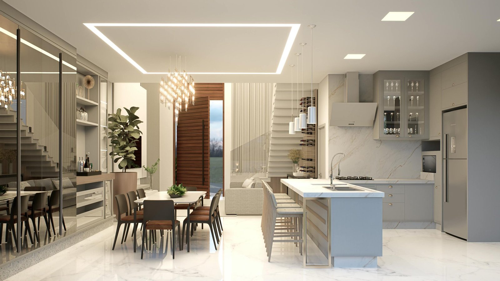 Custom Wood Kitchen