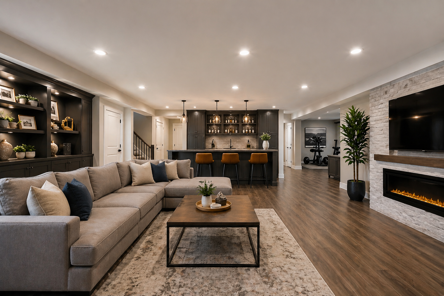 Professional Basement Finishing in NJ for Smart Homes
