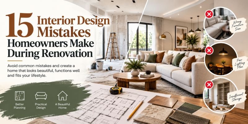 15 Interior Design Mistakes Homeowners Make During Renovation